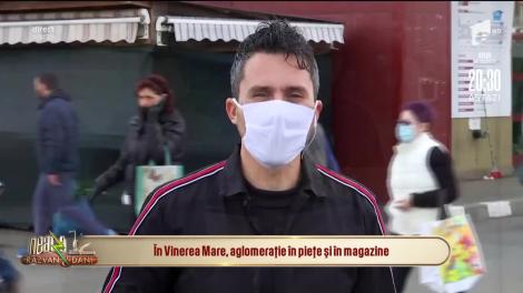 În Vinerea mare, aglomeraţie în pieţe şi magazine