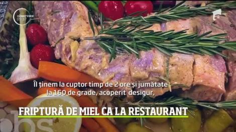 Rețetă de friptură de miel ca la restaurant