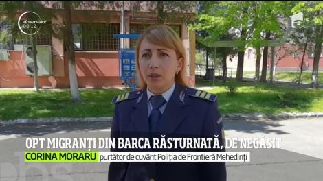 Opt migranţi din barca răsturnată în Dunăre, de negăsit