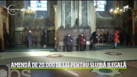 Amendă de 20.000 de lei pentru o slujbă ilegală. S-a întâmplat la Recea, în Maramureş