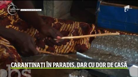 Sechestrați în paradis! Cum au rămas izolați pe continent african, doi tineri români
