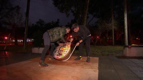 Vedetele și provocarea titirezului uriaș. Sorin Bontea: Nu mai plecăm de aici până dimineața!