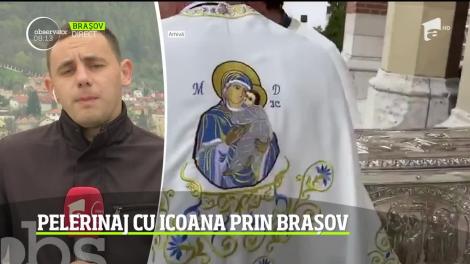 Pelerinaj cu icoana prin Brașov