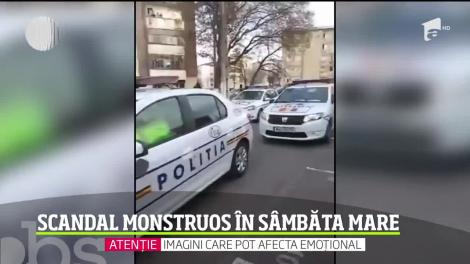 Bărbat din Hunedoara, scos cu forța din casă, de polițiști, după ce ieșise fără declarație pe proprie răspundere! „Ai putere acum, mă? Jegule! Hai, loveşte-mă!” - VIDEO
