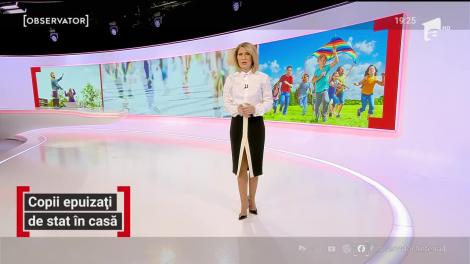 Copiii, epuizați de stat în casă