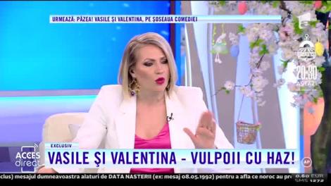 Viorel Stegaru, bătut de Vulpița, în direct! I-a dat scatoalcă după scatoalcă! Soții Stegaru, parodiați de Valentina Fătu și Vasile Muraru! „Când văd bărbați frumoși, imediat uit di el” - VDEO