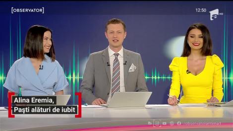 Iubirea înflorește în izolare. Alina Eremia, Paști alături de iubit