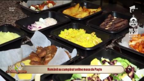 Românii au cumpărat online masa de Paște. Care au fost cele mai căutate preparate