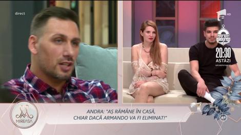 În pauza publicitară, Armando a izbucnit! Ce i-a reproșat iubitei