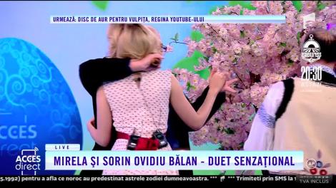 Mirela Vaida și Sorin Ovidiu Bălan, duet spectaculos la Acces Direct! Jurnalistul are o voce uluitoare