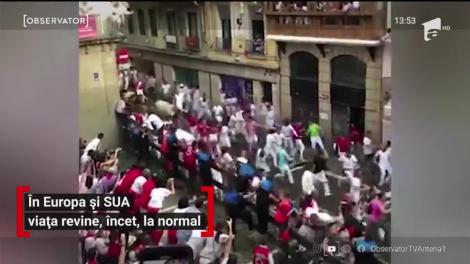 În Europa și SUA, viața revine, încet, la normal