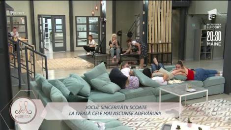 Jocul sincerității scoate la iveală cele mai ascunse adevăruri ale concurenților din casa Mireasa