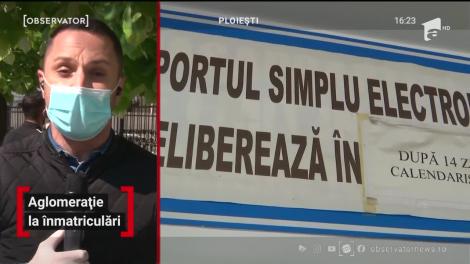 Aglomerație la înmatriculări