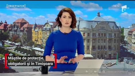 Măștile de protecție, obligatorii în Timișoara