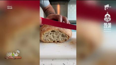 Rețeta de pâine preferată a lui chef Sorin Bontea. Conține doar un gram de drojdie