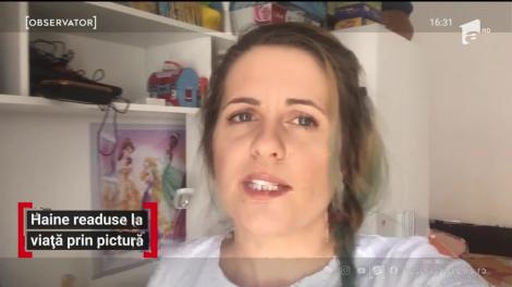 Haine readuse la viață prin pictură