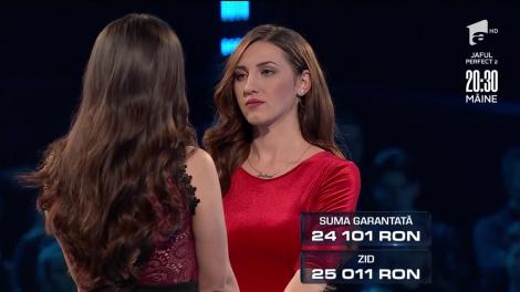 O decizie inspirată și o nouă speranță pentru Andreas! Alina Ştefan şi Denisa Gavrilă au câștigat 24.101 RON la The Wall-Marele Zid