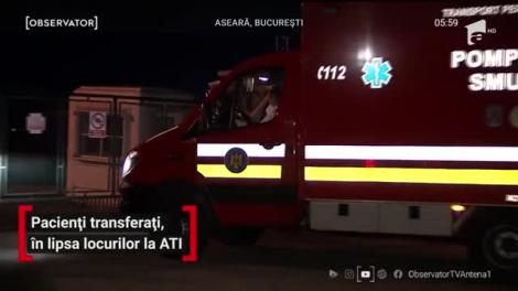 Pacienți transferați de la Brașov la Ploiești, în lipsa locurilor la ATI