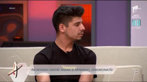 Noi tensiuni între Armando Rădulescu și Andra Nicolin! Viața bate filmul, în casa "Mireasa"