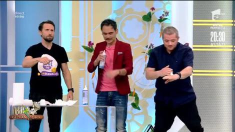 Frișca buclucașă, o nouă probă de la jocurile olimpice de izolare, de la Neatza cu Răzvan și Dani