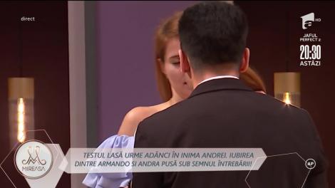 Andra Nicolin, devastată de testul lui Armando Rădulescu!
