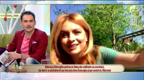 Activități în izolare cu Simona Gherghe și familia ei. Vedeta petrece timp de calitate cu cei mici