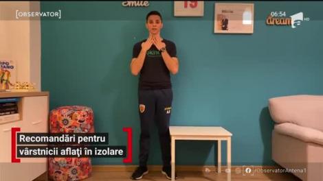 Recomandări pentru vârstnicii aflați în izolare