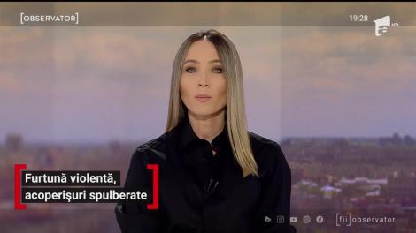 O furtună violentă a făcut prăpăd în nord-vestul ţării