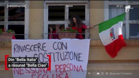Versurile melodiei "Bella Ciao" au răsunat în toată Roma