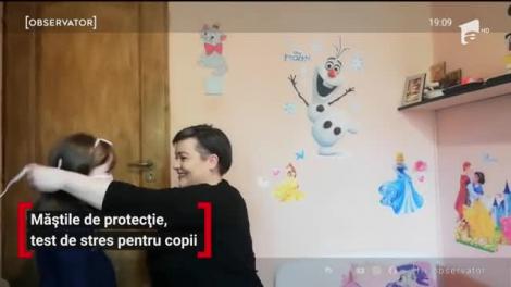Măştile de protecţie, test de stres pentru copii