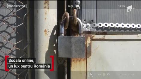 Școala online, un lux pentru România