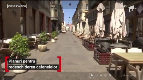 Planuri pentru redeschiderea cafenelelor
