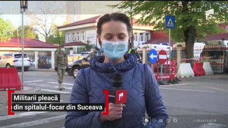 Militarii pleacă din spitalul-focar din Suceava