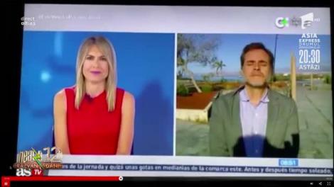 Un reporter cam adormit, care stă cu fața la soare chiar în timpul unei transmisii în direct | Râzi cu lacrimi