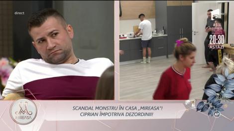 Scandal monstru în casa Mireasa! Ciprian nu s-a mai abținut și au ieșit scântei: „Ești nebun?!”
