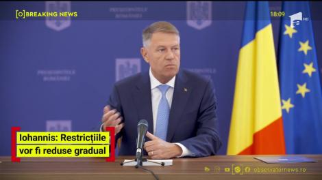 Președintele Klaus Iohannis, prima conferință de presă de la declanșarea pandemiei. Ce se întâmplă după 15 mai: „Vor rămâne multe restricții în vigoare”