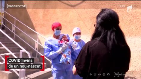 „Ce faci, mami?” Primul nou-născut infectat cu coronavirus a ajuns, din nou, în braţele mamei! Imagini emoționante, la Timișoara - VIDEO
