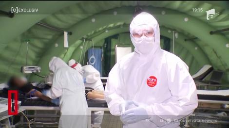 În vremea pandemiei, medicii militari sunt cei care luptă cu toate forţele pentru a salva cât mai multe vieţi. O echipă Observator a stat o zi alături ei