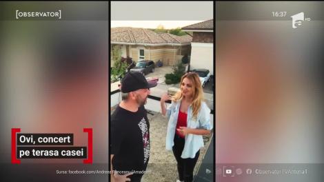 Ovi, concert pe terasa casei