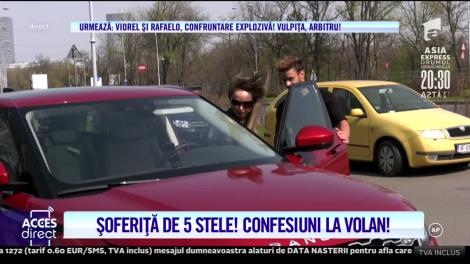 Ani Crețu, șoferiță de cinci stele! Actrița face confesiuni la volan