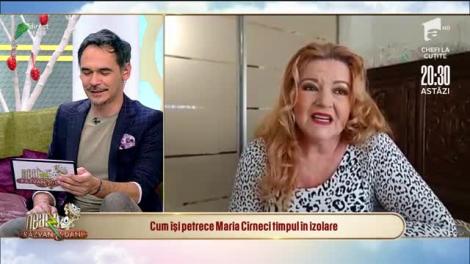 Maria Cîrneci, activităţi în izolare! Artista se mândreşte cu nepoţelele sale!