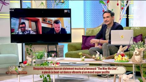 Proiectul Deepside Deejays, în direct, la Neatza! Împreună cu Nadir au lansat piesa "The Way We Live"