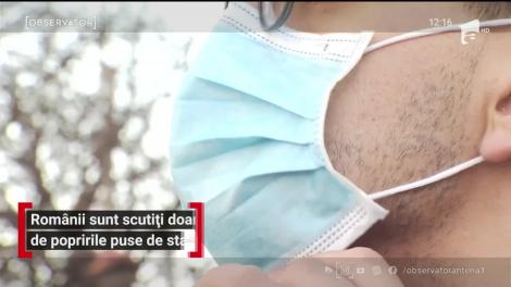 Românii sunt scutiți doar de popririle puse de stat