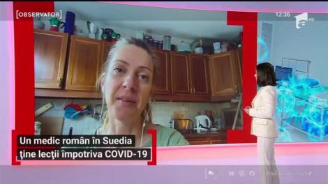 Un medic român în Suedia ține lecții împotriva COVID-19