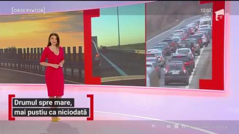 Drumul spre mare, mai pustiu ca niciodată