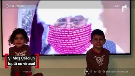 Moş Crăciun nu se odihneşte la Polul Nord cum ne-am aştepta, ci le citeşte poveşti copiilor din Chicago