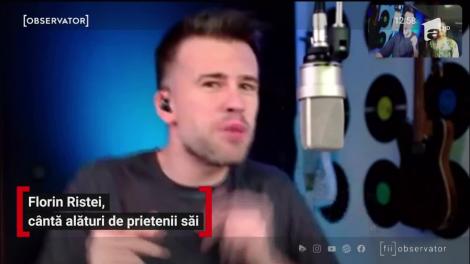 Florin Ristei cântă live alături de prietenii săi din izolare