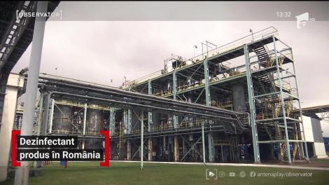 Cel mai mare combinat chimic din România produce dezinfectant recomandat uzului uman