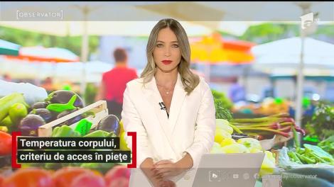 Temperatura corpului, criteriu de acces în piețele din Iași