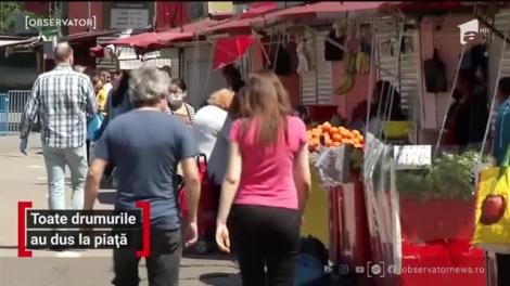 În minivacanța de 1 Mai, toate drumurile au dus la piață pentru români